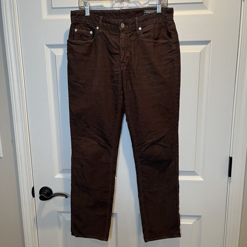 Bonobos Corduroy Pants Mens 31x30 Brown Slim Straight Stretch Classic Trouser